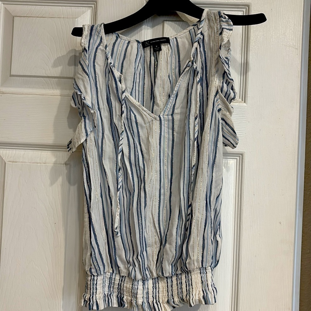 Women’s I.N.C international concepts sleeveless medium shirt - Picture 1 of 3